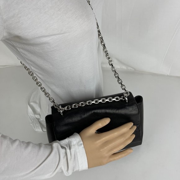 New Philip Lim Alix Soft Chain Leather Shoulder Bag - Picture 4 of 9